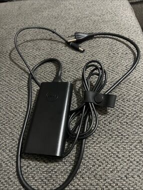 Dell Black AC Power Adapter with Tidy Cable Strap